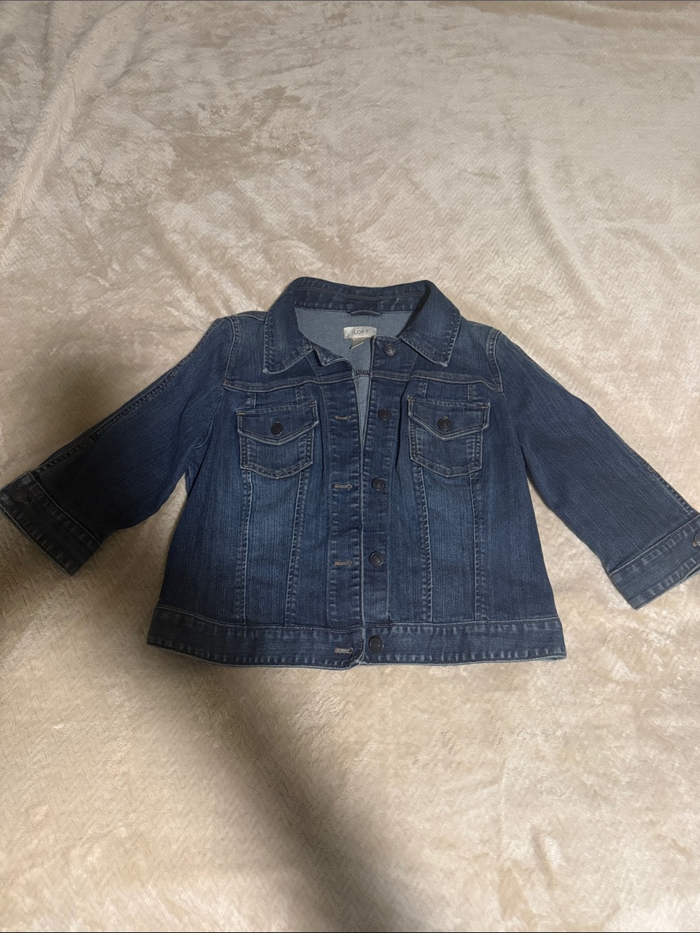 LOFT Dark Blue Kids' Denim Jacket